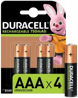 Battery Duracell  4xAAA 750 mAh
