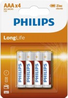 Battery Philips LongLife 4xAAA 