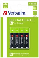 Photos - Battery Verbatim 4xAAA 950 mAh 