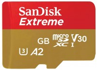 Memory Card SanDisk Extreme V30 A2 UHS-I U3 microSDXC for Mobile Gaming 64 GB