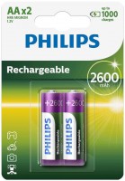 Photos - Battery Philips MultiLife  2xAA 2600 mAh