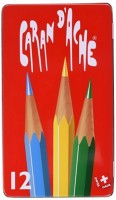 Photos - Pencil Caran dAche Set of 12 Red Line 