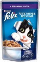 Photos - Cat Food Felix Packaging Adult Fantastic Jelly Lamb 10 pcs 