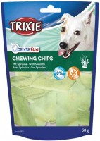 Photos - Dog Food Trixie Denta Fun Spirulina Chewing Chips 50 g 