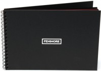 Photos - Notebook Fenimore Black & Red Lines 