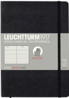 Photos - Notebook Leuchtturm1917 Ruled Notebook Soft Black 