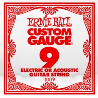 Photos - Strings Ernie Ball Single Plain Steel 9 