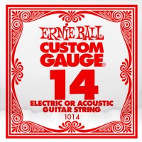 Photos - Strings Ernie Ball Single Plain Steel 14 