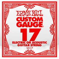 Photos - Strings Ernie Ball Single Plain Steel 17 
