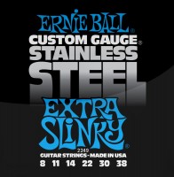 Strings Ernie Ball Slinky Stainless Steel 8-38 