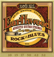 Photos - Strings Ernie Ball Earthwood 80/20 Bronze 10-52 