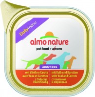 Photos - Dog Food Almo Nature Daily Menu Adult Lamister Veal/Carrot 