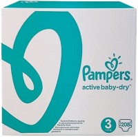 Photos - Nappies Pampers Active Baby-Dry 3 / 208 pcs 