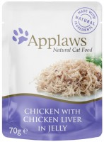Cat Food Applaws Adult Chicken/Liver Jelly Pouch 