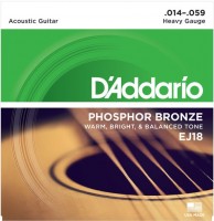 Photos - Strings DAddario Phosphor Bronze 14-59 