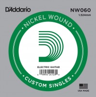Photos - Strings DAddario Single XL Nickel Wound 60 