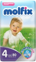 Photos - Nappies Molfix Comfort Fix 4 / 80 pcs 