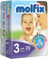 Photos - Nappies Molfix Comfort Fix 3 / 68 pcs 