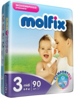 Photos - Nappies Molfix Comfort Fix 3 / 90 pcs 