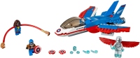 Photos - Construction Toy Lego Captain America Jet Pursuit 76076 