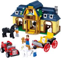 Photos - Construction Toy Sluban Horse Farm M38-B0560 