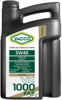 Photos - Engine Oil Yacco VX 1000 FAP 5W-40 5 L