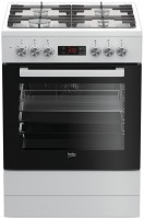 Photos - Cooker Beko FSM 62330 DWT white