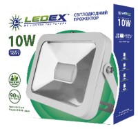 Photos - Floodlight / Garden Lamps LEDEX 10W SMD Slim Premium 100972 