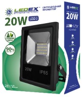 Photos - Floodlight / Garden Lamps LEDEX 20W SMD Slim Standart 102325 
