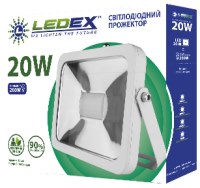 Photos - Floodlight / Garden Lamps LEDEX 20W SMD Slim Premium 100973 