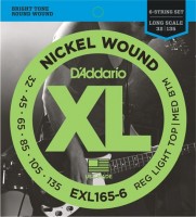 Photos - Strings DAddario XL Nickel Wound Bass 6-String 32-135 