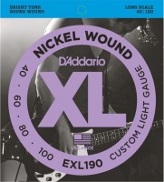 Photos - Strings DAddario XL Nickel Wound Bass 40-100 