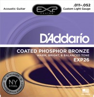 Strings DAddario EXP Coated Phosphor Bronze 11-52 