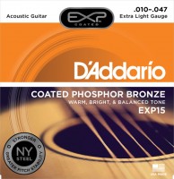 Strings DAddario EXP Coated Phosphor Bronze 10-47 