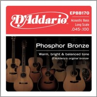 Photos - Strings DAddario Phosphor Bronze Acoustic Bass 45-100 