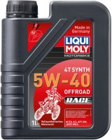 Engine Oil Liqui Moly Motorbike 4T Synth Offroad Race 5W-40 1 L