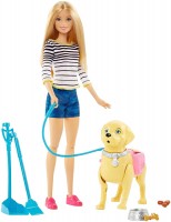 Doll Barbie Walk and Potty Pup DWJ68 