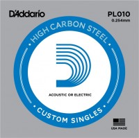 Strings DAddario Single Plain Steel 010 