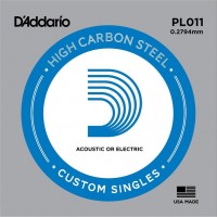 Photos - Strings DAddario Single Plain Steel 011 