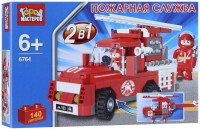Photos - Construction Toy Gorod Masterov Fire Department 6764 