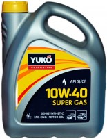 Photos - Engine Oil YUKO Super GAS 10W-40 4 L