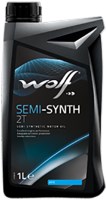 Photos - Engine Oil WOLF Semi-Synth 2T 1L 1 L