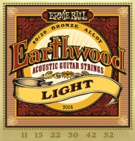 Strings Ernie Ball Earthwood 80/20 Bronze Silk 11-52 