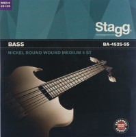 Photos - Strings Stagg Bass Nickel-Round 5-String 45-125 