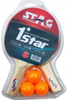 Photos - Table Tennis Bat Stag Stag One Star Play Set Two Bats 