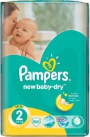 Photos - Nappies Pampers New Baby-Dry 2 / 66 pcs 