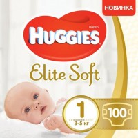 Photos - Nappies Huggies Elite Soft 1 / 100 pcs 