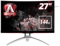 Photos - Monitor AOC AGON AG272FCX 27 "  silver