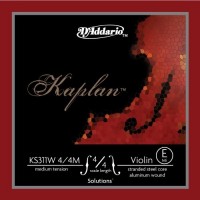 Strings DAddario Kaplan Violin E Strings 4/4 Medium 