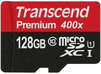 Memory Card Transcend Premium 400x microSD UHS-I 128 GB